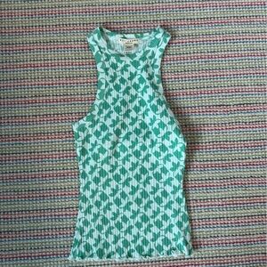 Green Patterned Billabong Tank top!